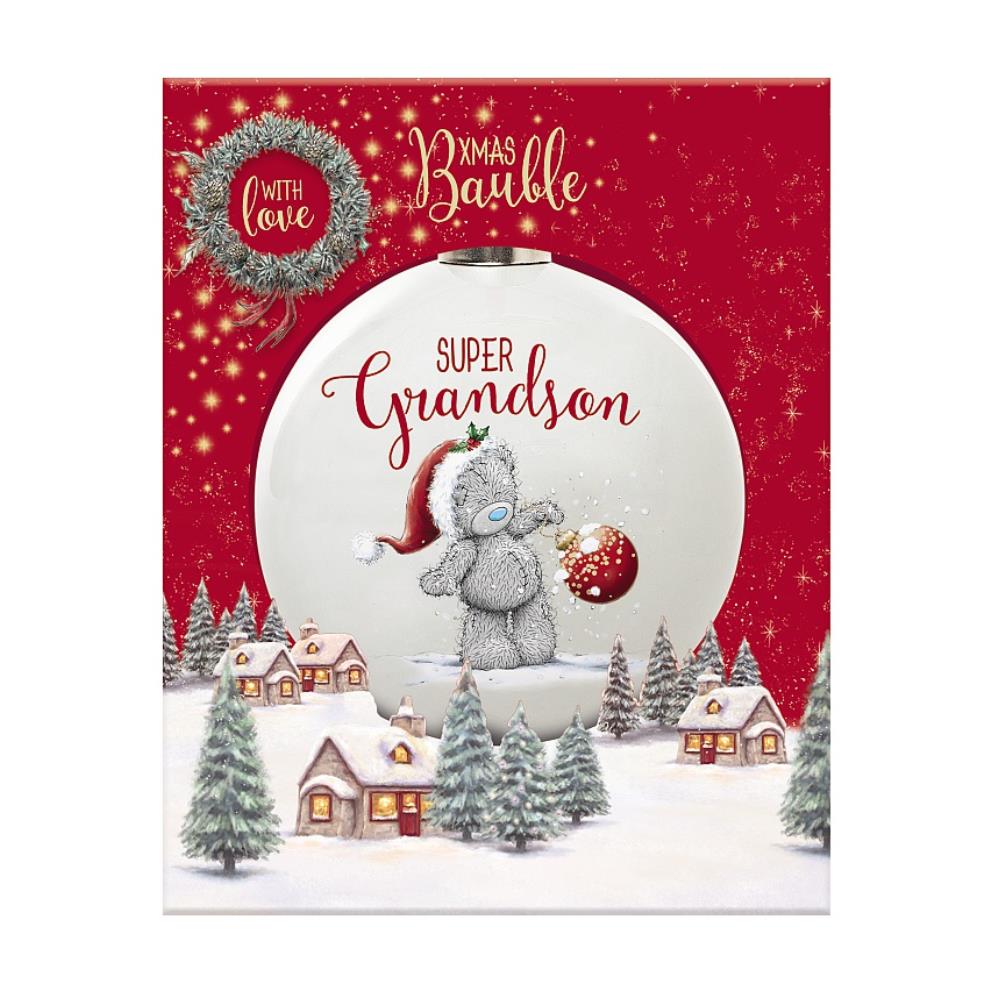 Super Grandson Me To You Bear Christmas Bauble Extra Image 1